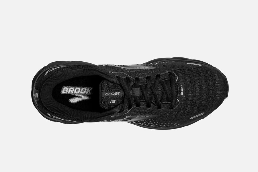 Ghost 13 Road Brooks Running Shoes NZ Mens - Black - PTKXGV-812